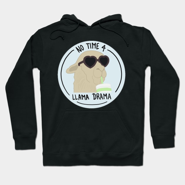 Llama Drama Hoodie by shreyaasm611